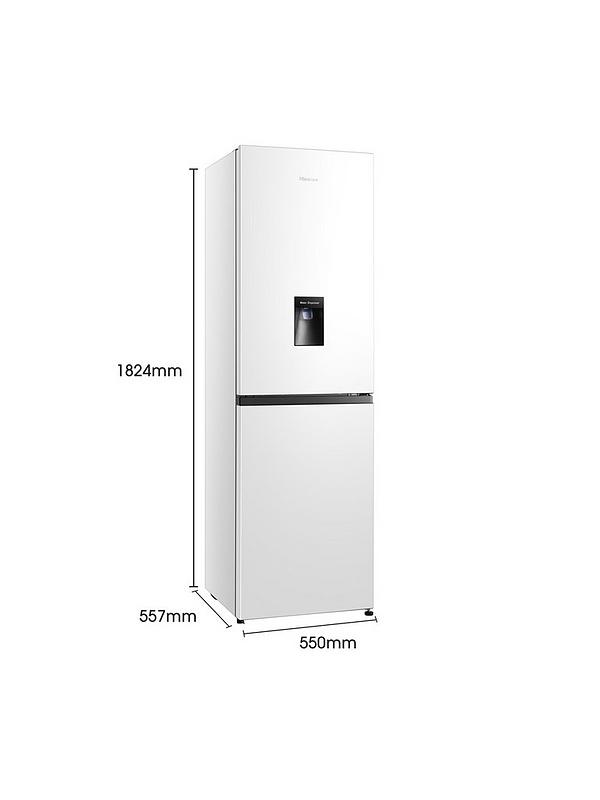 Hisense RB327N4WWE 55cm Wide, Total No Frost, Freestanding Fridge Freezer - White - Image 6